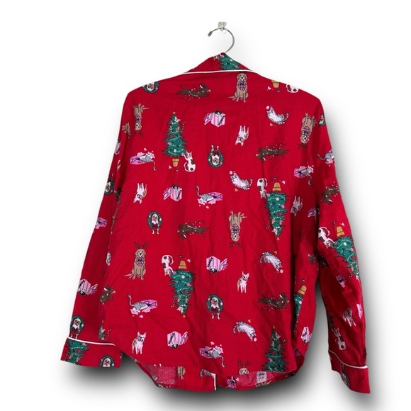 JOYSPUN HOLIDAY CHRISTMAS PAJAMA SET PHOTOSHOOT SOFT‎ COZY WARM DOGS CATS LARGE - Picture 4 of 8